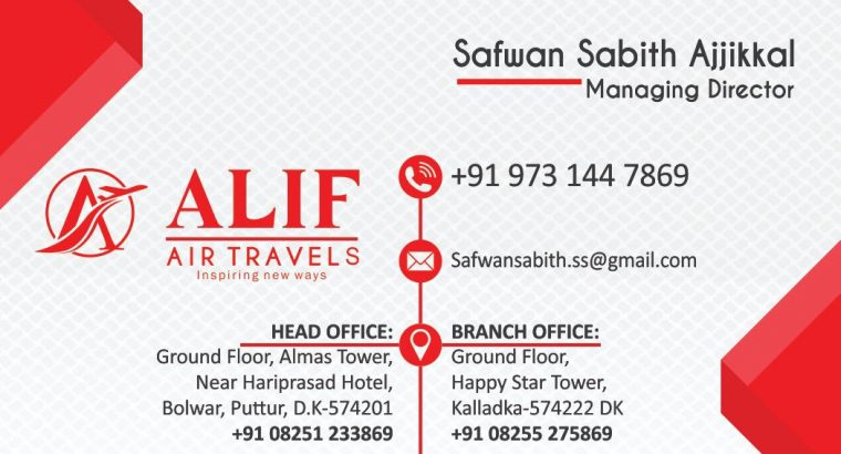 Alif Air Travels