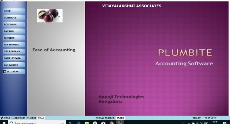Plumbite Accounting Software