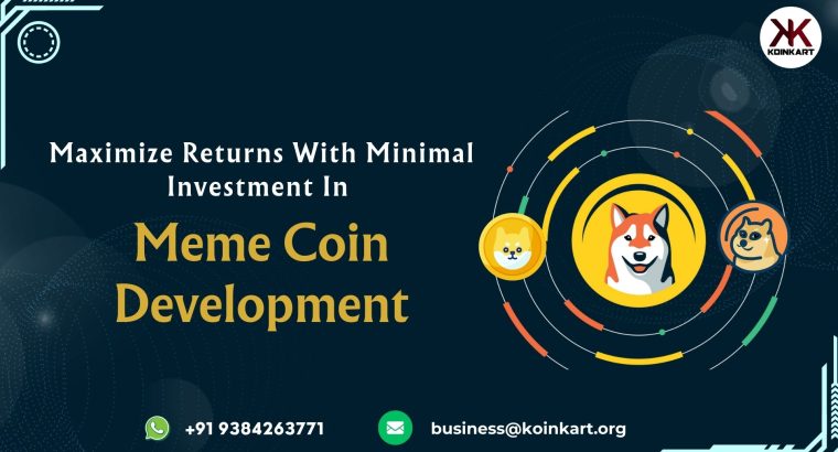 Maximize Returns With Minimal Investment In Meme Coins Development